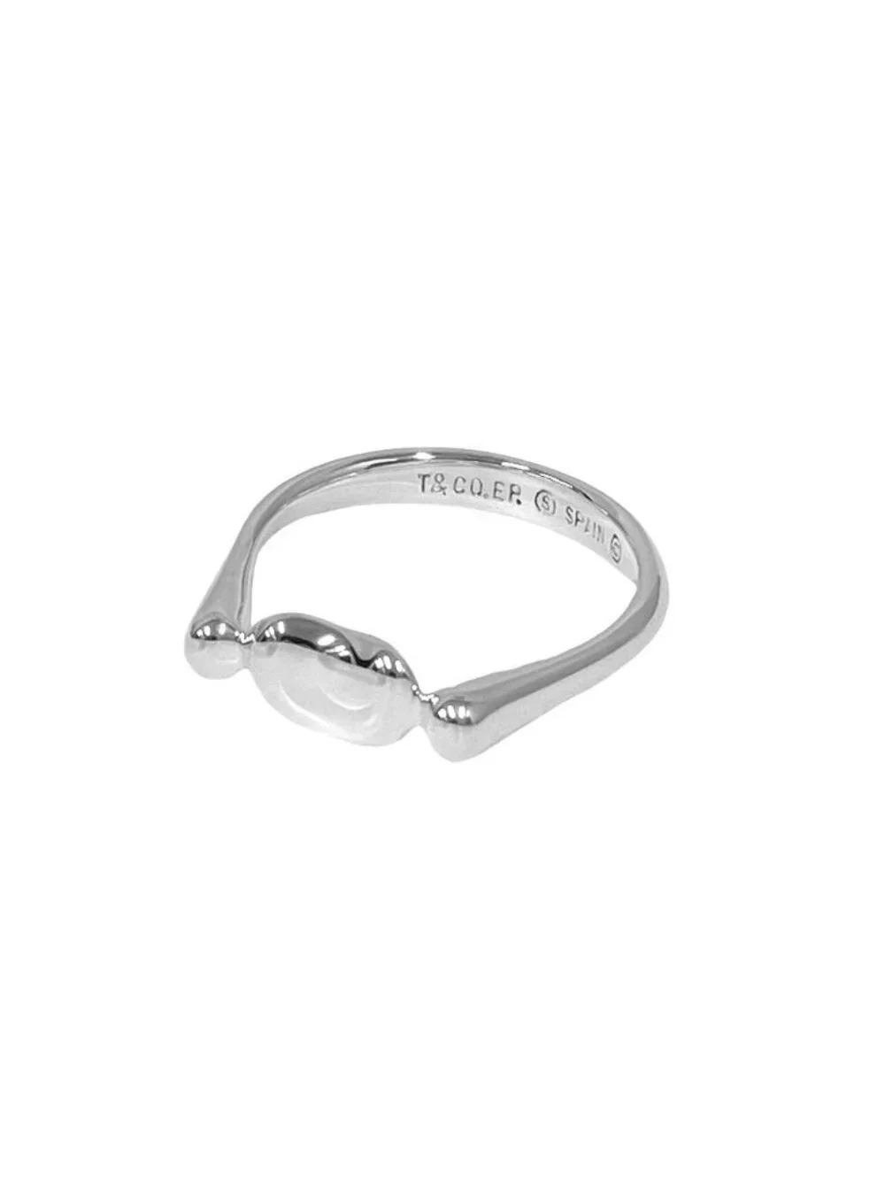 Tiffany & Co Bean Ring 925 Sterling Silver